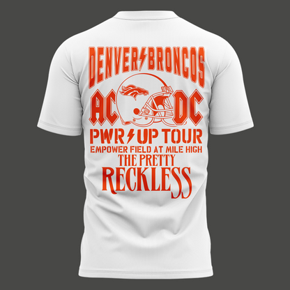 Exclusive Version Denver Broncos x PWR/UP TOUR Tshirt 2026