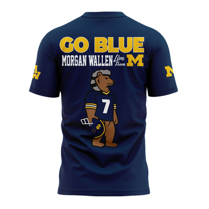 Exclusive Morgan Wallen x Michigan Football Tshirt 2026