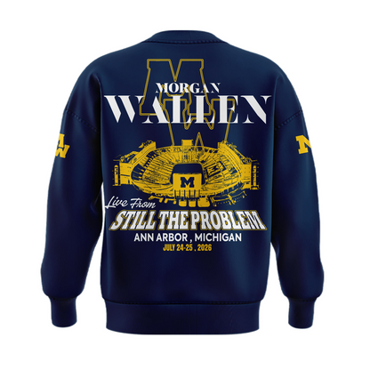 Exclusive Morgan Wallen x Michigan Football Sweashirt 2026