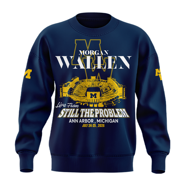 Exclusive Morgan Wallen x Michigan Football Sweashirt 2026