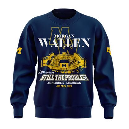 Exclusive Morgan Wallen x Michigan Football Sweashirt 2026