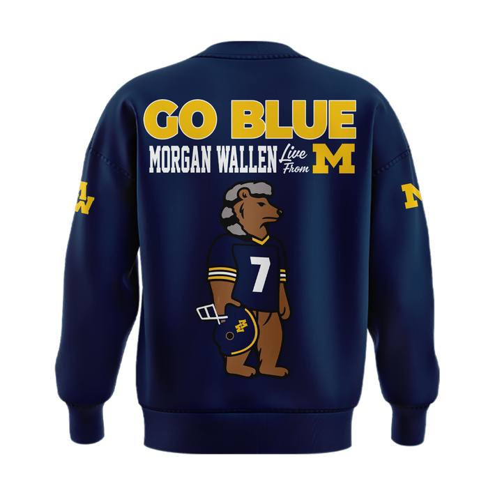 Exclusive Morgan Wallen x Michigan Football Sweashirt 2026