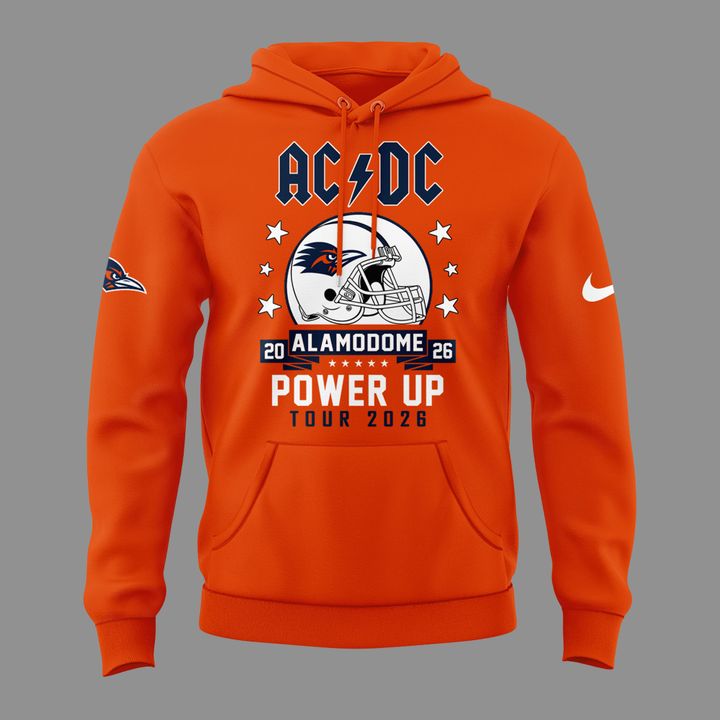 Newest Hoodie AC/DC x UTSA Roadrunners Football - Power Up Tour 2026 Hoodie