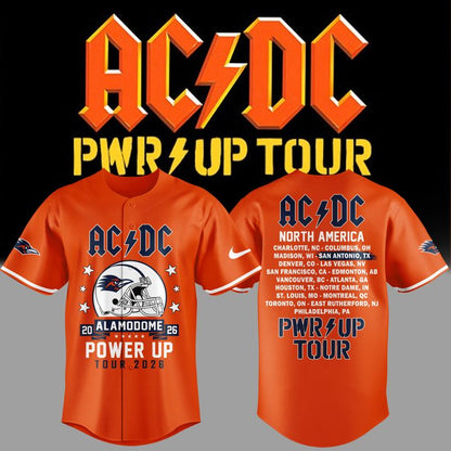 Perfect Shirt AC/DC x UTSA Roadrunners Football - Power Up Tour 2026 Jersey
