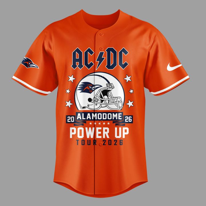 Perfect Shirt AC/DC x UTSA Roadrunners Football - Power Up Tour 2026 Jersey
