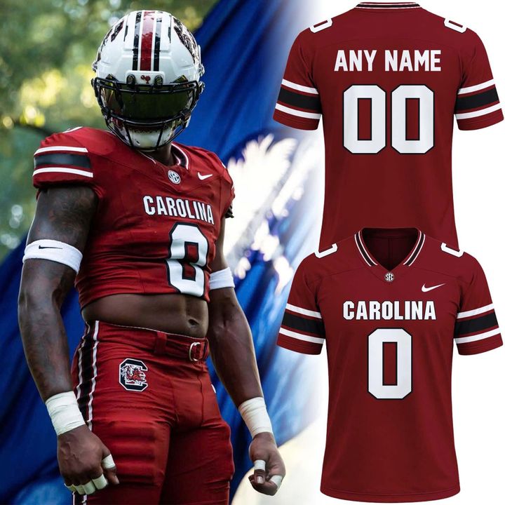 Special 2026 Red Uniform South Carolina Football Jersey