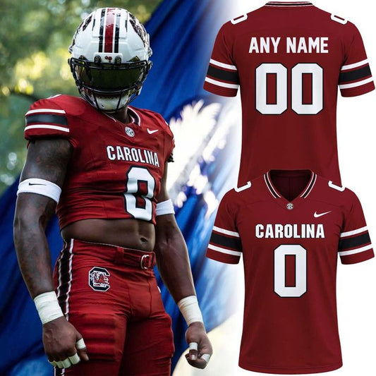 Special 2026 Red Uniform South Carolina Football Jersey