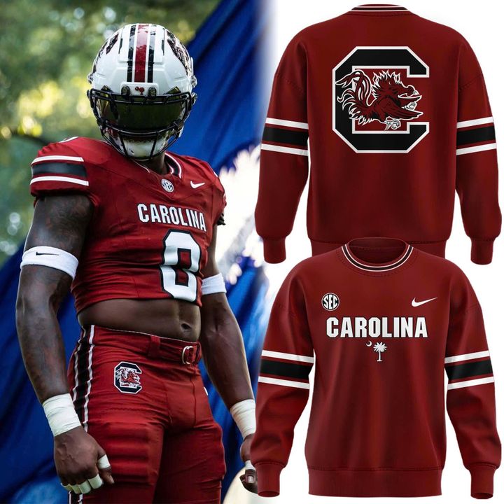 Special 2026 Red Uniform South Carolina Football Sweatshirt