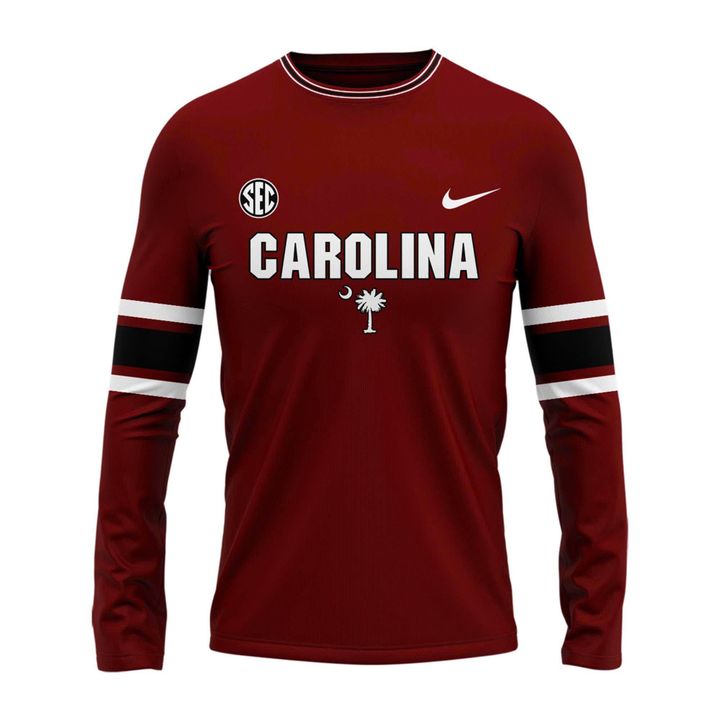 Special 2026 Red Uniform South Carolina Football Long Sleeve Shirt