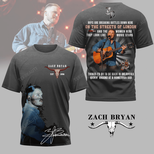 Zach Bryan With Heaven On Tour T-Shirt
