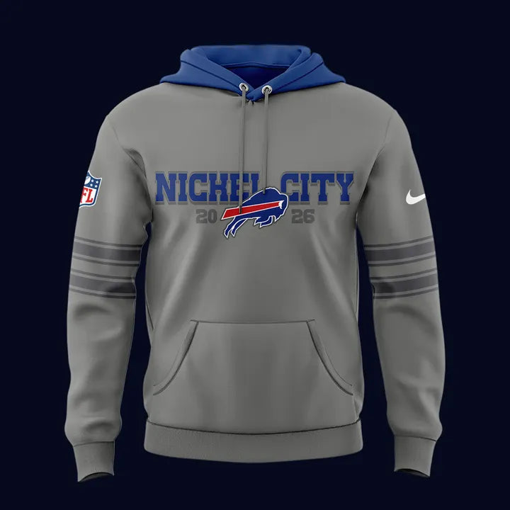 Nike Gray Buffalo Bills Nickel City Game Hoodie