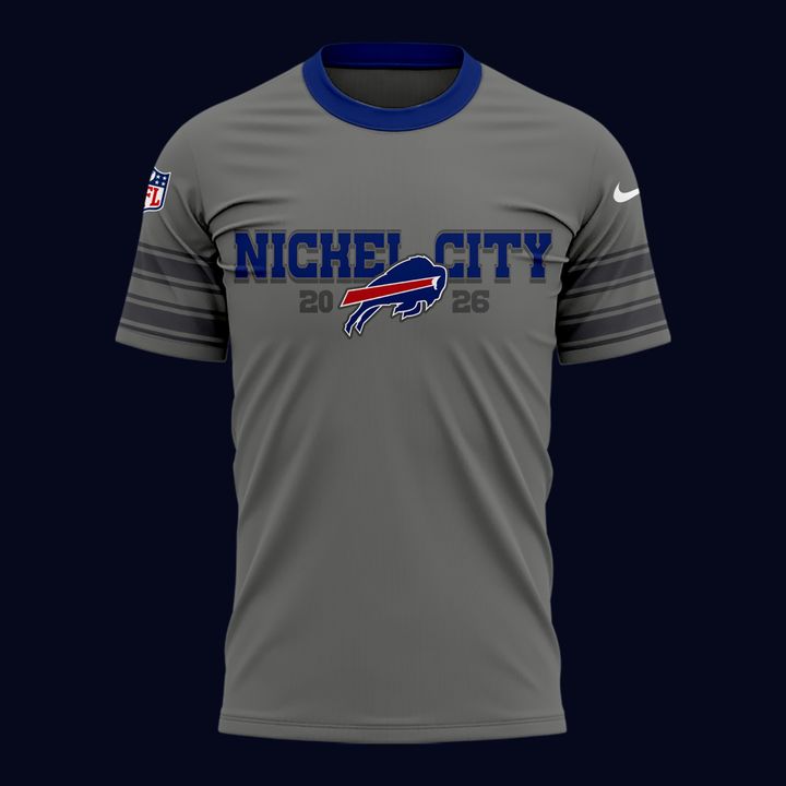 Nike Gray Buffalo Bills Nickel City Game Tee