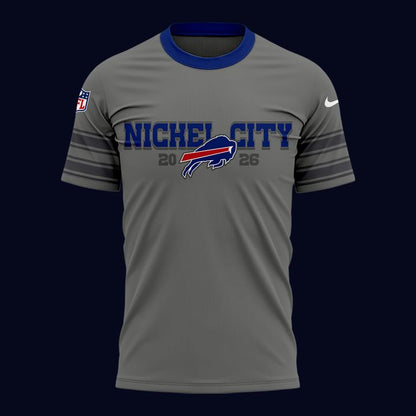 Nike Gray Buffalo Bills Nickel City Game Tee