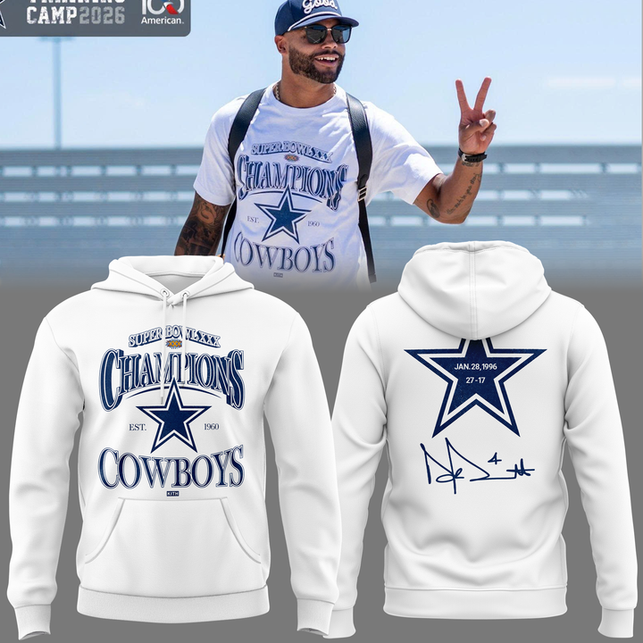 Special New Dallas Cowboys Super Bowl XXX Hoodie