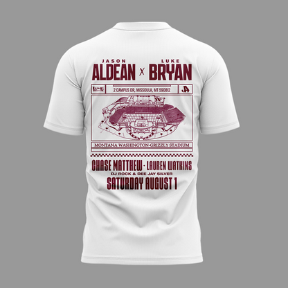 1.Limited Edition Montana Grizzlies x Jason Aldean And Luke Bryan Tshirt