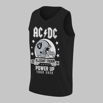 01.04. Black AC/DC x Las Vegas Raiders - Power Up Tour 2026 Jersey