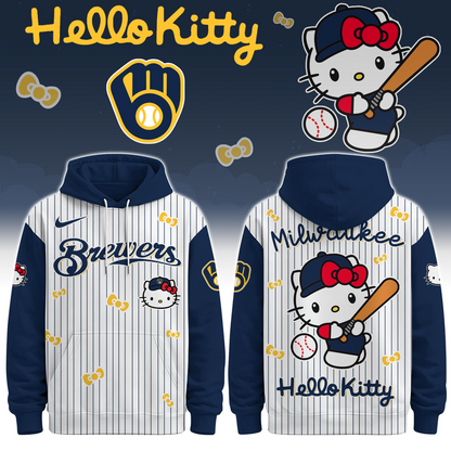 Milwaukee Brewers Hello Kitty Night 2026 Limited Edition Cute hoodie