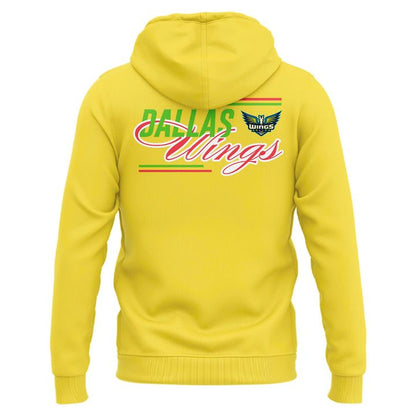 Dallas Wings S Flower Zip-Hoodie