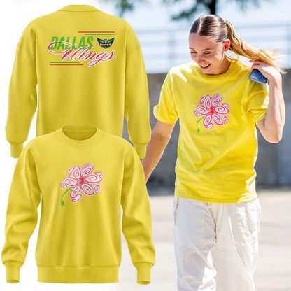Dallas Wings S Flower Sweatshirt
