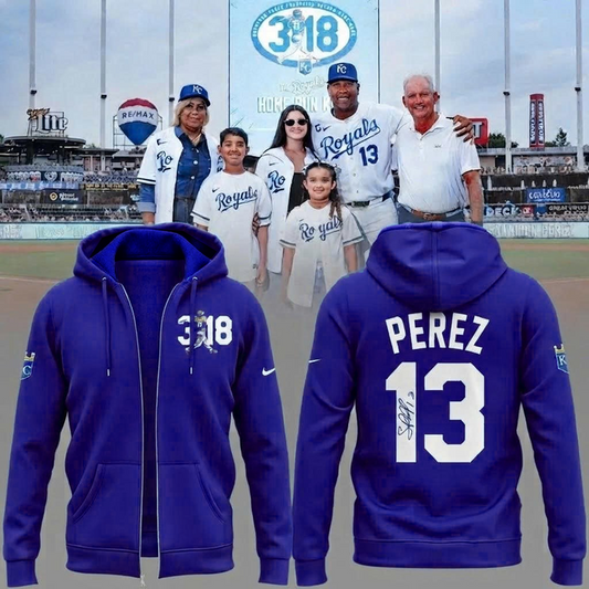 Exclusive Version Kansas City Royals #Salvy318 ZipHoodie