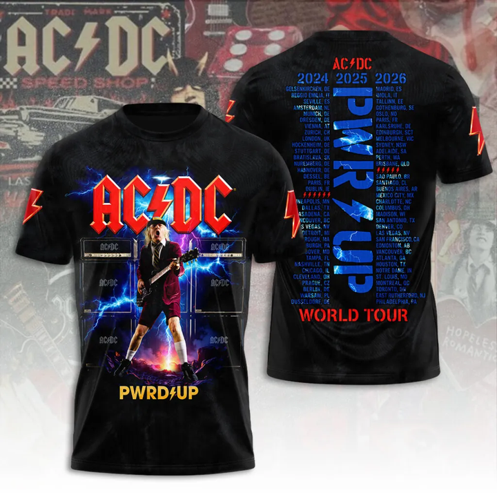 Limited Shirt AC/DC - Power Up Tour 2026 T-Shirt