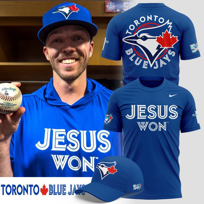Toronto Blue Jays x JESUS WON 2026 T-shirt