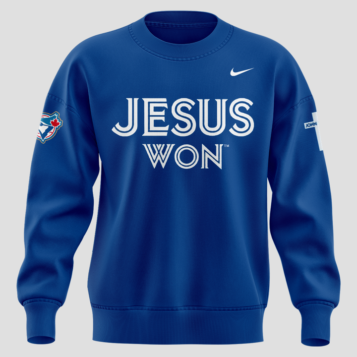 Toronto Blue Jays x JESUS WON 2026 Sweatshirt