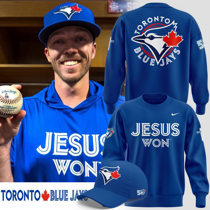 Toronto Blue Jays x JESUS WON 2026 Sweatshirt