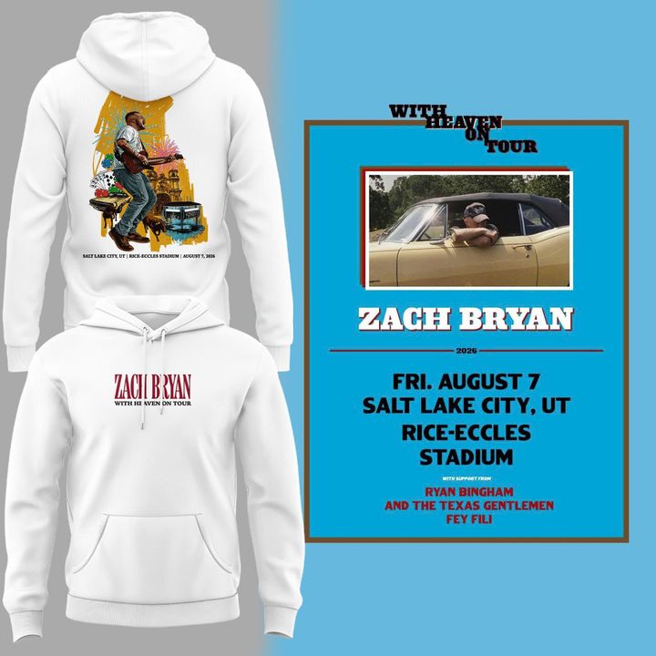 Special 2026 Zach Bryan at Rice–Eccles Stadium Hoodie