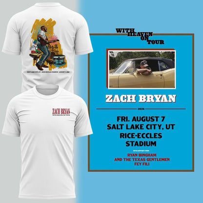 Special 2026 Zach Bryan at Rice–Eccles Stadium T-Shirt
