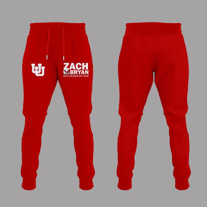 Perfect Hoodie Zach Bryan x Utah Utes Football - With Heaven On Tour 2026 Hoodie