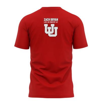 Limited Edition Zach Bryan x Utah Utes Football - With Heaven On Tour 2026 T-Shirt
