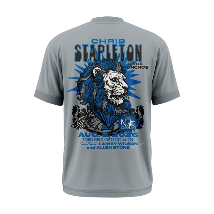 Limited Edition Chris Stapleton x Detroit Lions Event T-Shirt