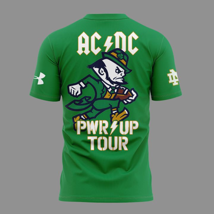 Perfect Shirt AC/DC x Notre Dame Football - Power Up Tour 2026 T-Shirt