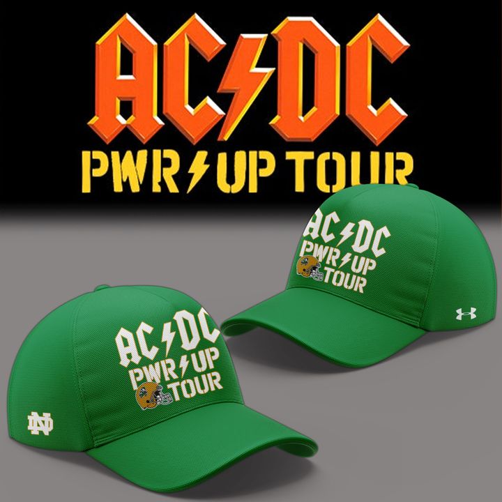 Limited Tshirt AC/DC x Notre Dame Football - Power Up Tour 2026 T-Shirt