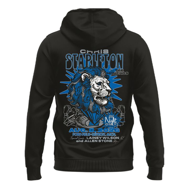 Chris Stapleton x Detroit Lions Event Hoodie