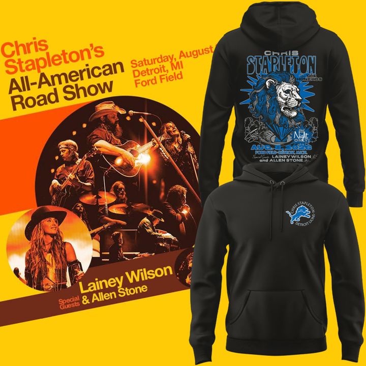 Chris Stapleton x Detroit Lions Event Hoodie