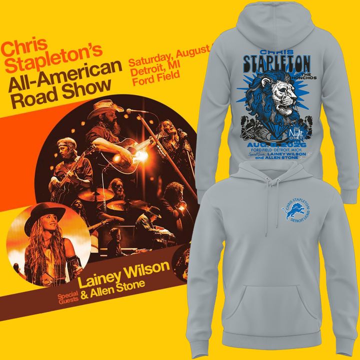 Chris Stapleton x Detroit Lions Event Hoodie