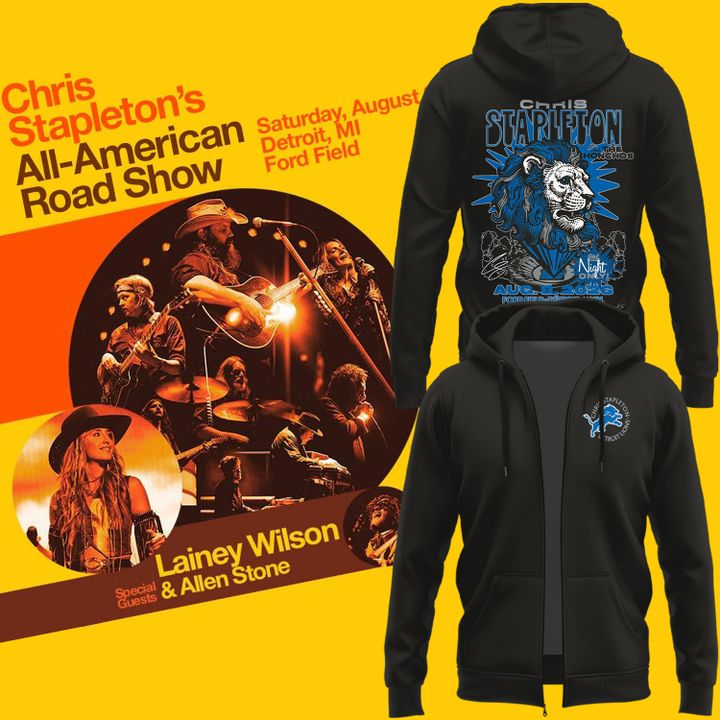 Limited Edition Chris Stapleton x Detroit Lions Event Zip-Hoodie