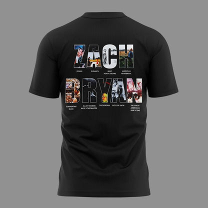 01.01. Zach Bryan - With Heaven On Tour 2026 T-Shirt