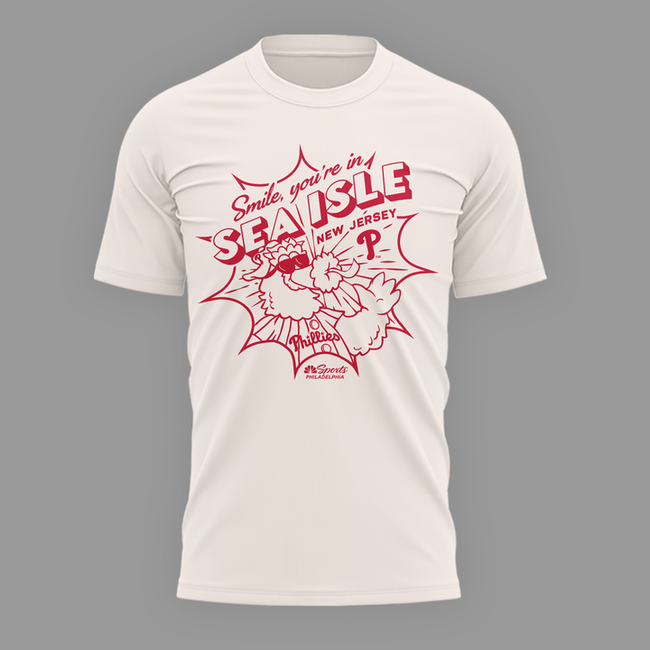 01.Philadelphia Phillies - Smile, you’re in Sea Isle 2026 T-shirt