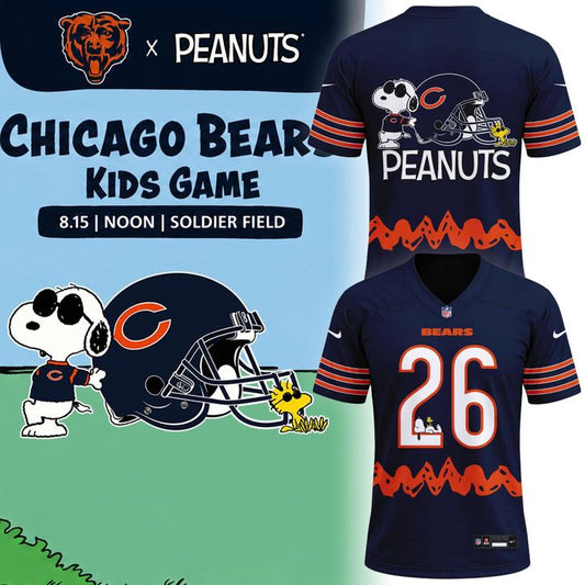 2026 Limited Edition Chicago Bears x Peanuts Football Jersey