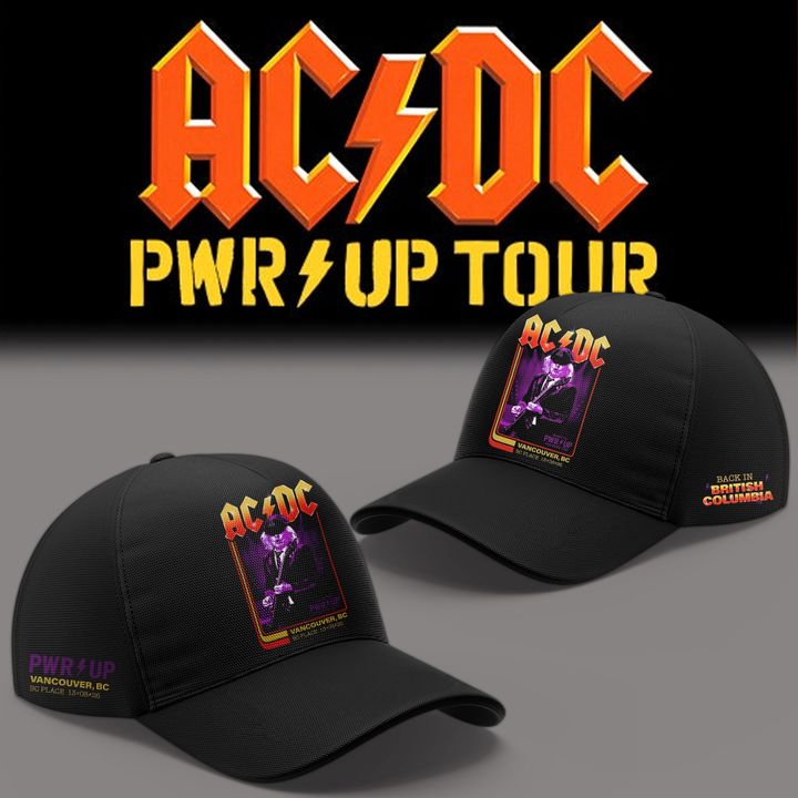 001. Newest Shirt AC/DC - Exclusive Vancouver, BC Event Shirt - Power Up Tour 2026 T-Shirt