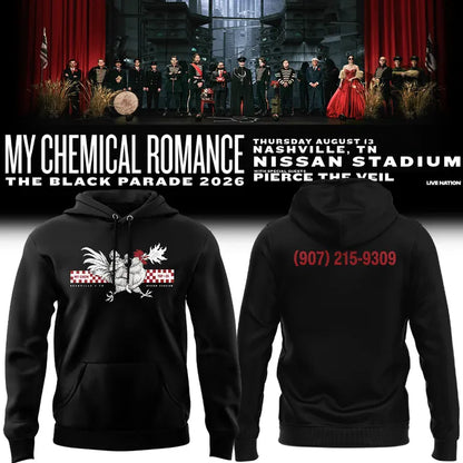 My Chemical Romance The Black Parade 2026 – Nashville, TN Hoodie