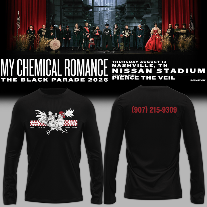 My Chemical Romance The Black Parade 2026 – Nashville, TN Long Sleeve Shirt