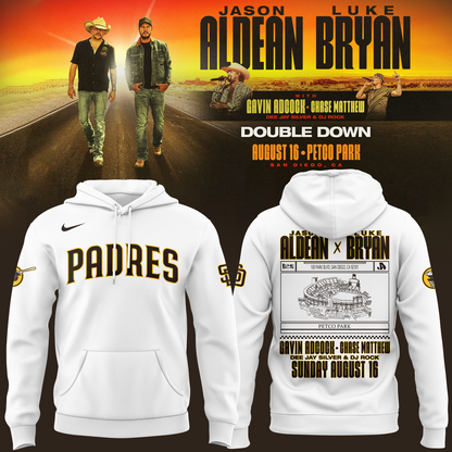 Exclusive Version San Diego Padres x Luke Bryan And Jason Aldean Hoodie 2026
