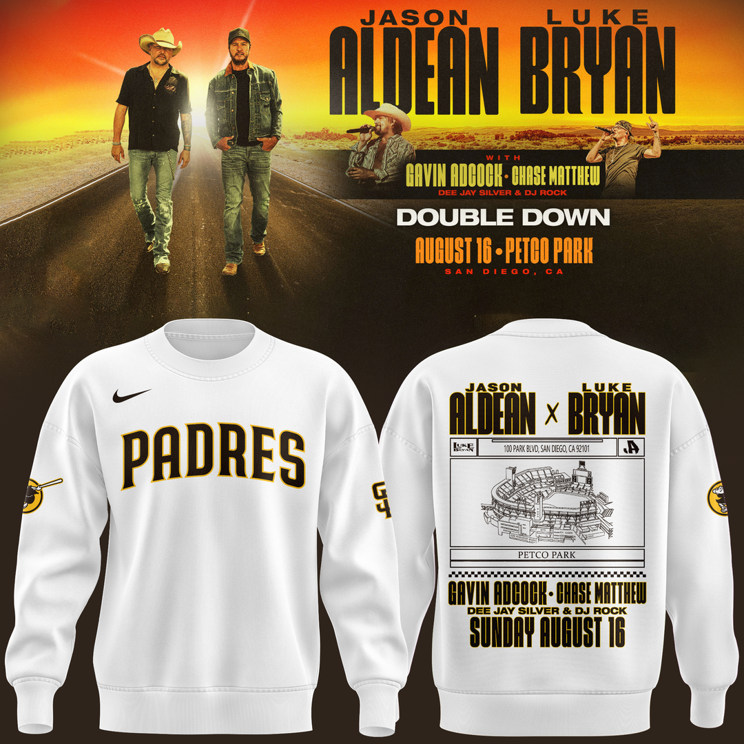 Exclusive Version San Diego Padres x Luke Bryan And Jason Aldean Sweatshirt 2026
