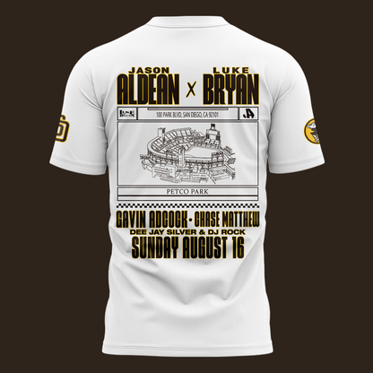 Exclusive Version San Diego Padres x Luke Bryan And Jason Aldean T-Shirt 2026