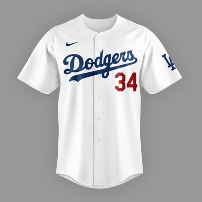 Limited edition Los Angeles Dodgers jersey with YEONJUN signature