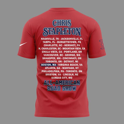 03. Chris Stapleton x Boston Red Sox - All American Road Show 2026 T-Shirt